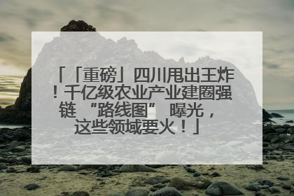「重磅」四川甩出王炸！千亿级农业产业建圈强链 “路线图” 曝光，这些领域要火！
