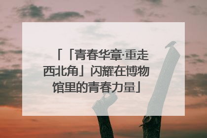 「青春华章·重走西北角」闪耀在博物馆里的青春力量