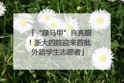 “绿马甲”真亮眼！浙大四院迎来首批外籍学生志愿者