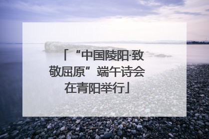 “中国陵阳·致敬屈原”端午诗会在青阳举行