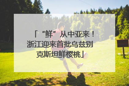 “鲜”从中亚来！浙江迎来首批乌兹别克斯坦鲜樱桃