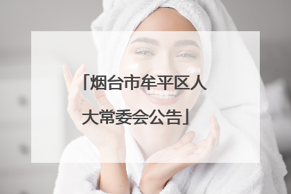 烟台市牟平区人大常委会公告
