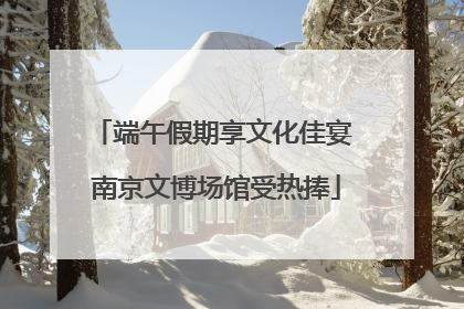 端午假期享文化佳宴 南京文博场馆受热捧