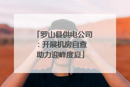 罗山县供电公司：开展机房自查 助力迎峰度夏
