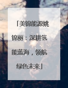 美锦能源姚锦丽：深耕氢能蓝海，领航绿色未来