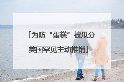为防“蛋糕”被瓜分 美国罕见主动推销