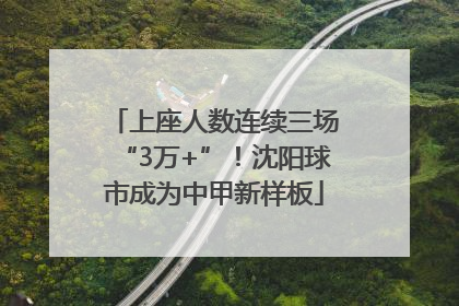 上座人数连续三场“3万+”！沈阳球市成为中甲新样板