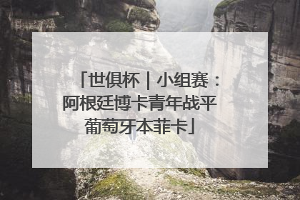 世俱杯｜小组赛：阿根廷博卡青年战平葡萄牙本菲卡