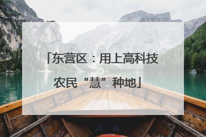 东营区：用上高科技 农民“慧”种地