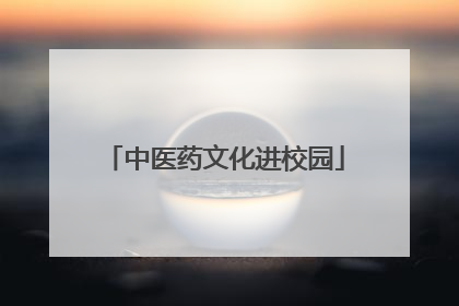 中医药文化进校园