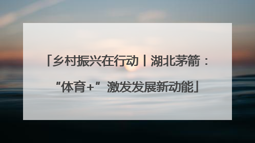 乡村振兴在行动丨湖北茅箭：“体育+”激发发展新动能