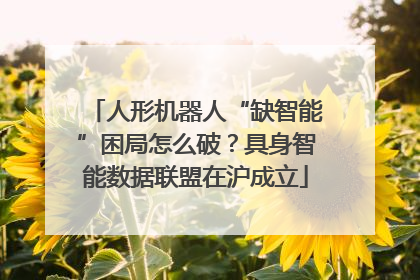 人形机器人“缺智能”困局怎么破？具身智能数据联盟在沪成立