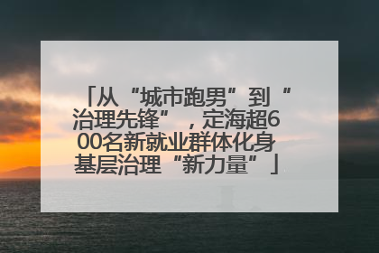 从“城市跑男”到“治理先锋”，定海超600名新就业群体化身基层治理“新力量”