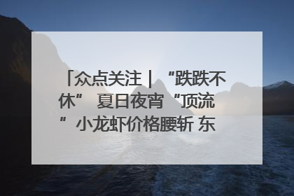 众点关注｜“跌跌不休” 夏日夜宵“顶流”小龙虾价格腰斩 东营人的快乐来了