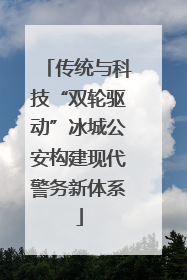 传统与科技“双轮驱动”冰城公安构建现代警务新体系