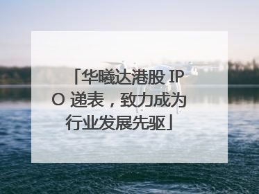 华曦达港股 IPO 递表，致力成为行业发展先驱