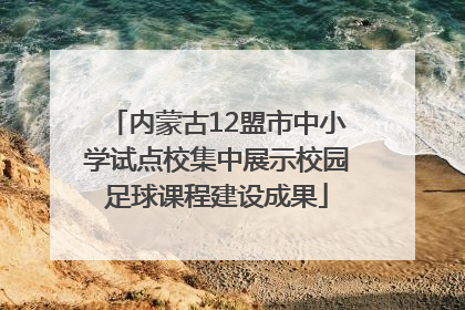 内蒙古12盟市中小学试点校集中展示校园足球课程建设成果