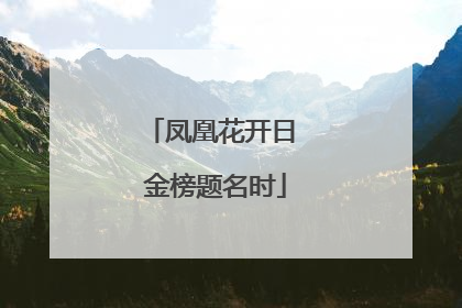 凤凰花开日 金榜题名时
