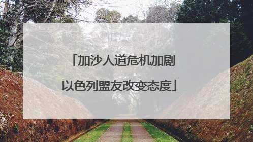 加沙人道危机加剧 以色列盟友改变态度