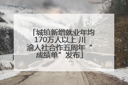 城镇新增就业年均170万人以上 川渝人社合作五周年“成绩单”发布