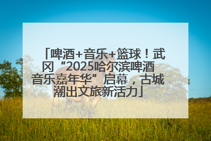 啤酒+音乐+篮球！武冈“2025哈尔滨啤酒音乐嘉年华”启幕，古城潮出文旅新活力