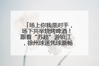 场上你我是对手，场下共举烧烤啤酒！跟着“苏超”游镇江，徐州球迷凭球票畅游名山胜景