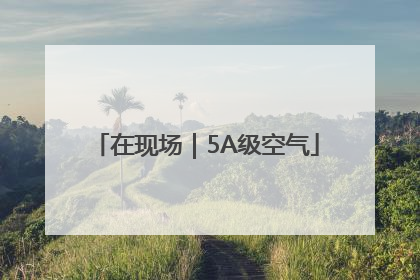 在现场｜5A级空气