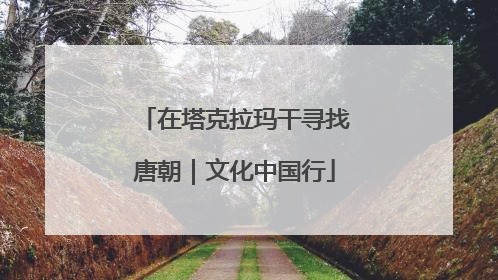 在塔克拉玛干寻找唐朝｜文化中国行
