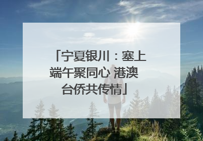宁夏银川：塞上端午聚同心 港澳台侨共传情