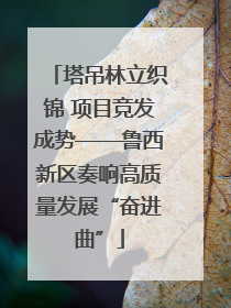 塔吊林立织锦 项目竞发成势——鲁西新区奏响高质量发展“奋进曲”