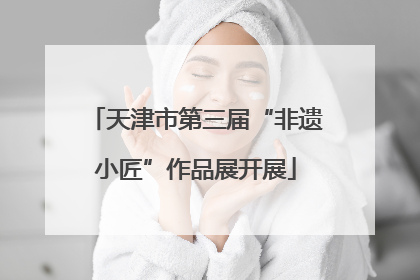天津市第三届“非遗小匠”作品展开展