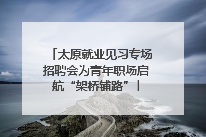 太原就业见习专场招聘会为青年职场启航“架桥铺路”
