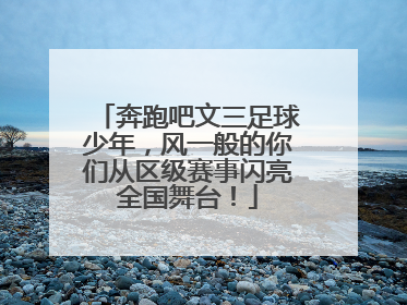 奔跑吧文三足球少年，风一般的你们从区级赛事闪亮全国舞台！