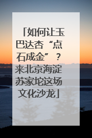 如何让玉巴达杏“点石成金”？来北京海淀苏家坨这场文化沙龙