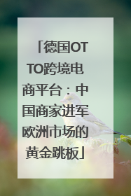 德国OTTO跨境电商平台：中国商家进军欧洲市场的黄金跳板