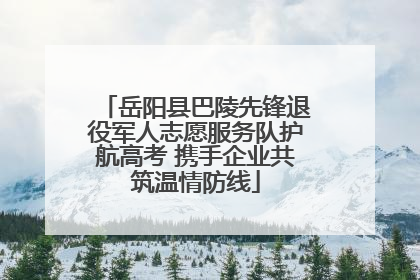岳阳县巴陵先锋退役军人志愿服务队护航高考 携手企业共筑温情防线