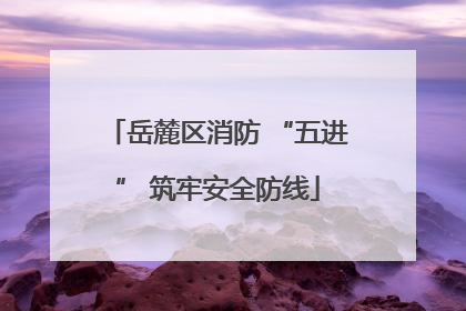 岳麓区消防 “五进” 筑牢安全防线