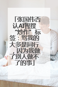 张国伟否认AI智搜“炒作”标签：骂我的大多是同行，因为我做了别人做不了的事