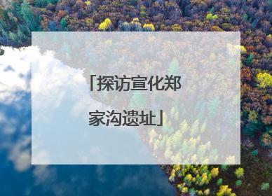 探访宣化郑家沟遗址