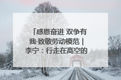 感恩奋进 双争有我·致敬劳动模范｜李宁：行走在高空的“电网卫士”