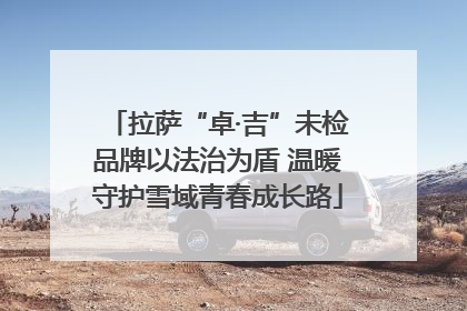 拉萨“卓·吉”未检品牌以法治为盾 温暖守护雪域青春成长路