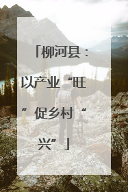 柳河县：以产业“旺”促乡村“兴”