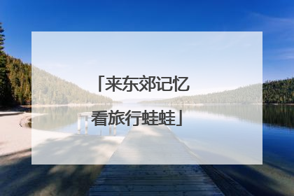 来东郊记忆 看旅行蛙蛙