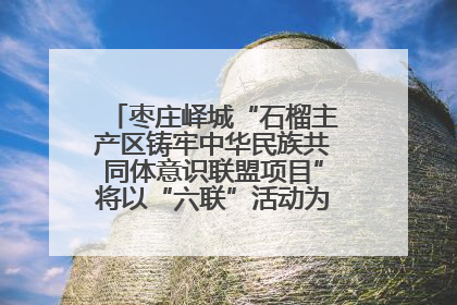 枣庄峄城“石榴主产区铸牢中华民族共同体意识联盟项目”将以“六联”活动为抓手深化品牌建设