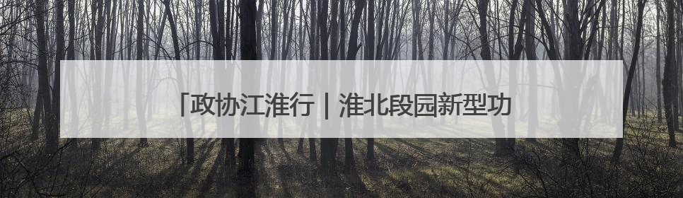 政协江淮行|淮北段园新型功能区:“飞地经济”拔节生长