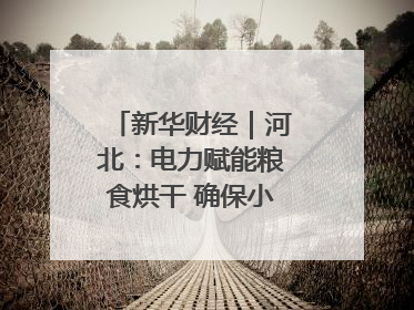 新华财经｜河北：电力赋能粮食烘干 确保小麦高质量归仓