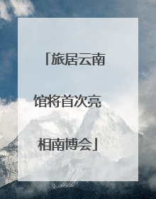 旅居云南馆将首次亮相南博会