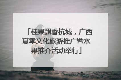 桂果飘香杭城，广西夏季文化旅游推广暨水果推介活动举行