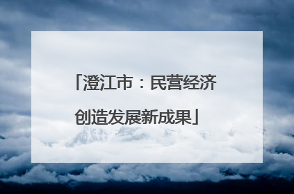 澄江市：民营经济创造发展新成果
