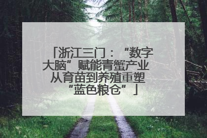 浙江三门：“数字大脑”赋能青蟹产业 从育苗到养殖重塑“蓝色粮仓”